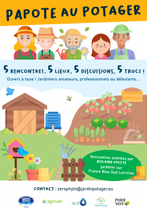 Papote au potager